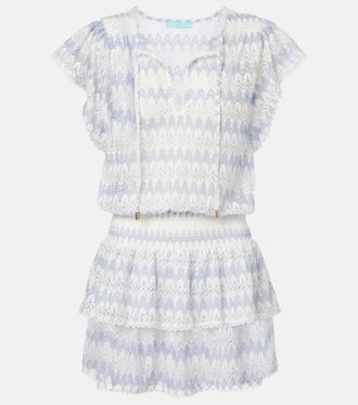 Melissa Odabash Remi tiered minidress