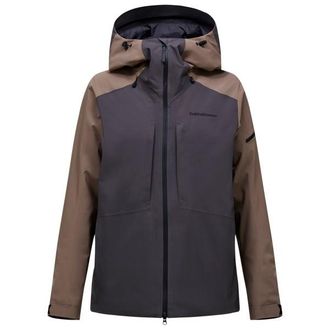 Peak Performance Insulated 2L Ski Jacket-Terrain Tan-Mo Skijacke f&uuml;r Herren | grau
