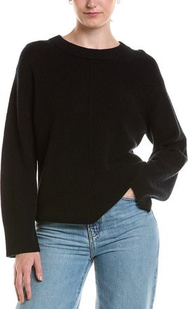 Fort&eacute; Cashmere Rib Easy Crewneck 100% Cashmere Sweater