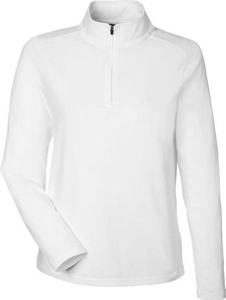 Devon & Jones Womens Raleigh Stretch Quarter-Zip Pullover
