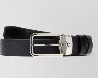 Montblanc leather reversible belt