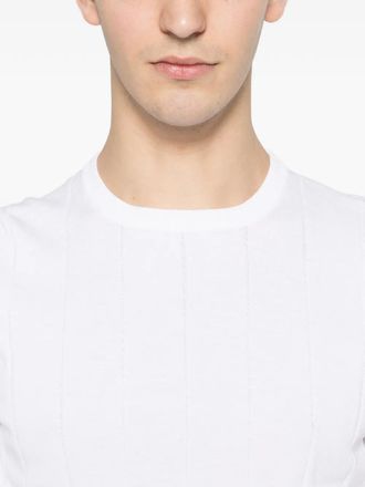PANICALE Striped T-shirt - White