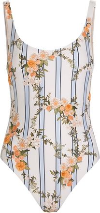 Agua Bendita Gema Floral-print Swimsuit - Multicoloured - L (UK12)