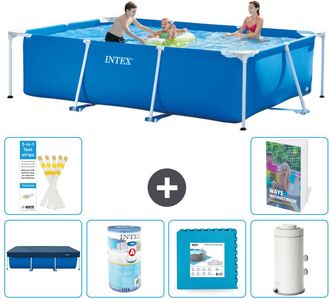 Intex Piscina Con Estructura Rectangular - 300x200x75 Cm - 7-piezas S80