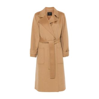 Joseph Arline Coat - Dames - Jas met riem - Bruin - M - Wol - Jassen