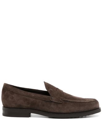 Tod's suede loafers - Brown
