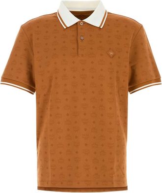MCM Mcm Orange Piquet Polo Shirt