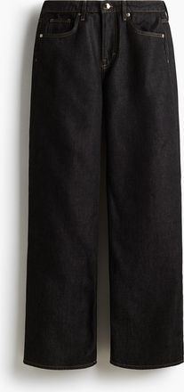 H&M Feather Soft Wide Regular Jeans - Blue