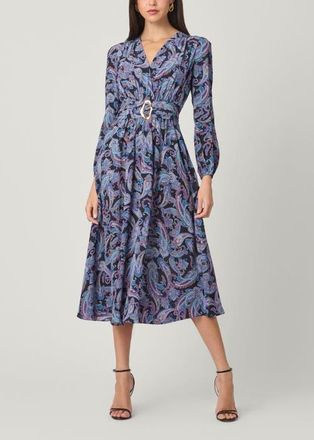 Shoshanna Kendall Chateau Paisley Dress in Violet Multi at Nordstrom, Size 12