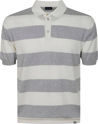 Paul & Shark Camicia a righe a maniche corte - Grigio