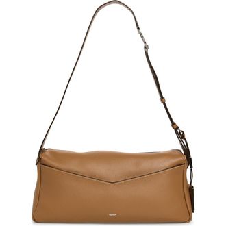 Max Mara Skipper Leather Shoulder Bag in Brown at Nordstrom