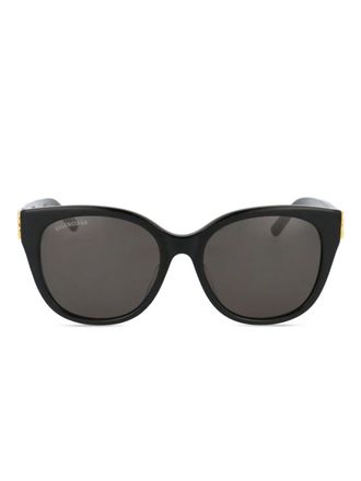Balenciaga Occhiali da sole cat-eye BB - Nero