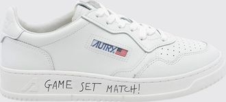 Autry Sneakers Medalist Low in pelle di vitello liscia con punta traforata