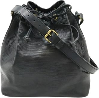 Louis Vuitton Pre-owned Bucket Bags, female, Black, Size: ONE SIZE Pre-owned Petit Noe Epi Shoulder Bag