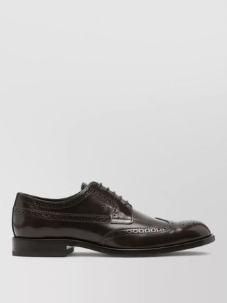 Tod's leather derby shoes