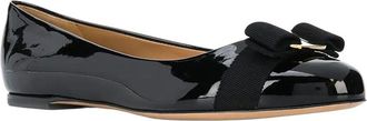 Ferragamo Vara Jelly Leather Ballet Flat