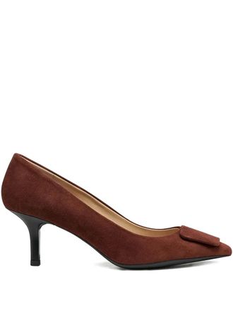 Geox 70mm Kleopy suede pumps - Brown