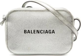 Balenciaga Pre-owned Cross Body Bags, female, Gray, Size: ONE SIZE Pre-owned Camera Bag