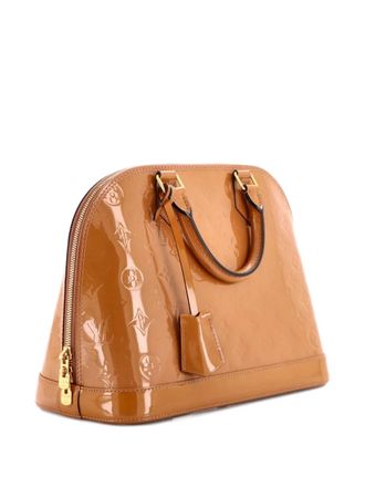 Louis Vuitton Alma Handbag Monogram Vernis PM satchel - women - Patent Leather - One Size - Neutrals