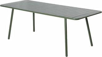 Concept Usine Mesa de jard&iacute;n 8/10 asientos 200cm verde