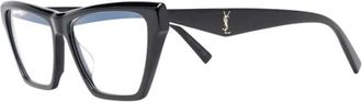 Saint Laurent Optical Frame - Dames - Brillen - Zwart - 58 MM - Accessoires