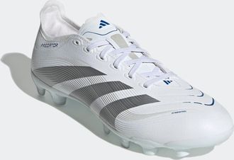 adidas Fussballschuh ADIDAS PERFORMANCE PREDATOR LEAGUE MG, Damen, Gr. 44, silber (cloud wei&szlig;, silber metallic, bright royal), Synthetik, Schuhe Fussballschu