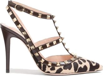 Valentino Garavani Rockstud Pumps - Dames - Pumps - Bruin - 36 EU - Schoenen