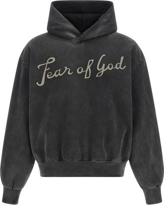 Fear of God Black Graphic Hoodie