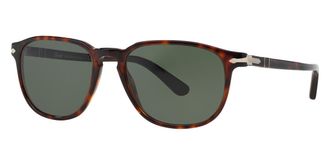 Persol Crystal Green Square Unisex Sunglasses PO3019S 24/31 52
