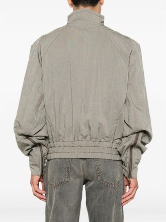 Vivienne Westwood Orb-Embroidered Polyamide Jacket - Gray