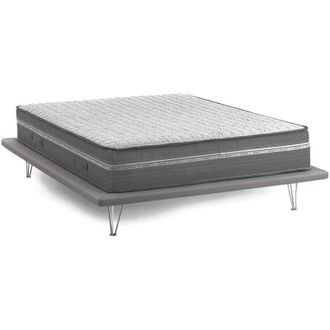 Talamo Italia Dmora - Materasso piazza e mezza Dleri, Materasso in Memory Foam e Micromolle insacchettate, 100% Made in Italy, Anti acaro e Anallergico, Cm