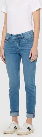 MAC Broeken Slim-fit-Jeans MAC RICH SLIM, Damen, Gr. 34, L&auml;nge 30, authentic cobalt used, Denim/Jeans, Obermaterial: 71% Baumwolle, 16% Polyester, 11% Modal, 2% E