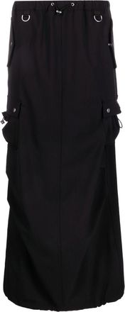 Coperni Womens Tailo Cargo Maxi Skirt