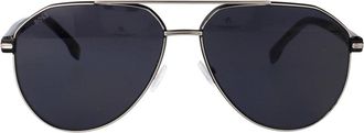 HUGO BOSS 1747/S Zonnebril - Heren - Zonnebrillen - Zwart - 60 MM - Polyester - Accessoires