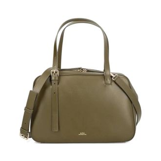 A.P.C. Handbags, female, Green, Size: ONE SIZE Sac Virginie Box