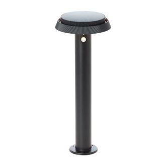 Brilliant L&aacute;mpara Exterior Brilliant Alvero - Led Y Solar - Detector De Movimiento - Metal Y Pl&aacute;stico - 4 W - Negro