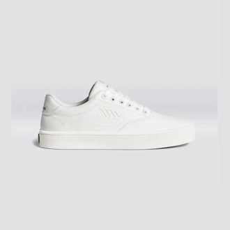 Cariuma Mens Cariuma NAIOCA Sneakers White Canvas Low Top Lace Up Shoes HAWK2180
