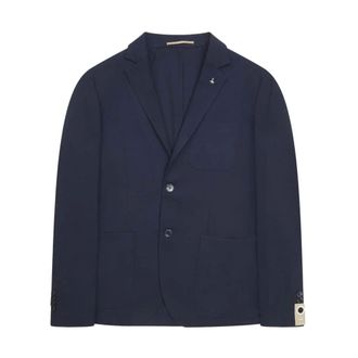 AT.P. CO Heren, Jassen, Blauw, Maat: 2XL Leer