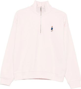 Maison Kitsuné Dressed Fox Half Zip Sweatshirt