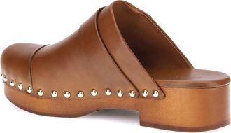 Chlo&eacute; Womens Mules Jeannette Ginger Brown Sandal