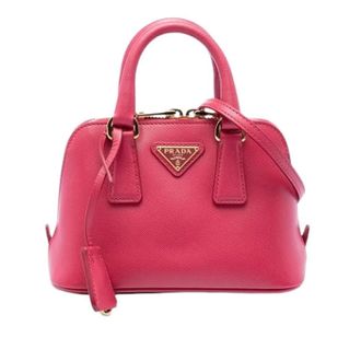 Prada Pre-owned Handbags, female, Pink, Size: ONE SIZE Pre-owned Promenade Handbag