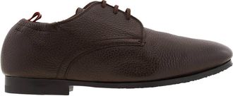 Bally Plume Pebbled Leather Derby Shoes, Brand Size 5.5 ( US Size 6.5 )