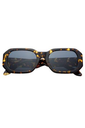 Freyrs Eyewear Onyx Rectangular Sunglasses in Dark Tortoise at Nordstrom