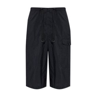 Christophe Lemaire Casual Shorts, male, Black, Size: M Cargo Easy Shorts