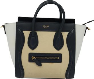 Celine Luggage Beige Leather Handbag (Pre-Owned)