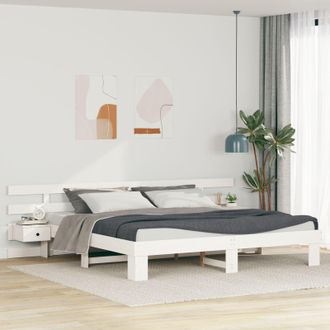 Berkfield Home with Drawer White 200 x 200 cm Wood