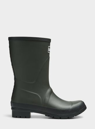 Barbour Womens Khaki Banbury mid-calf rain boots Women