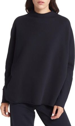 Frank & Eileen Effie Funnel Neck Capelet Sweatshirt in British Royal Navy at Nordstrom, Size X-Small