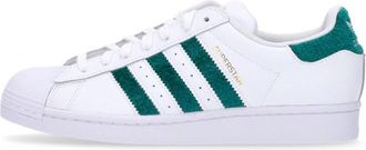 adidas Sherpa Low Sneaker - Heren - Skateschoenen - Wit - 39 1/3 EU - Leer - Fitness
