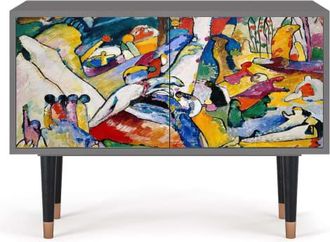 StoryZ Aparador bajo multicolores 2 puertas L 94 cm